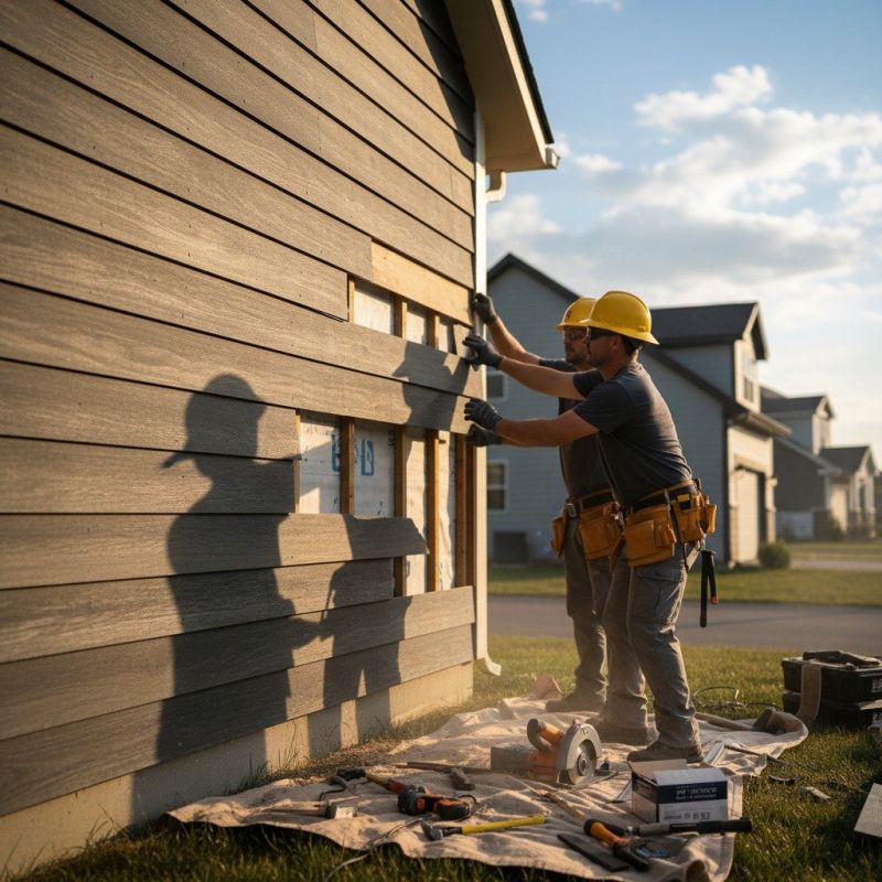 Composite Siding Installation