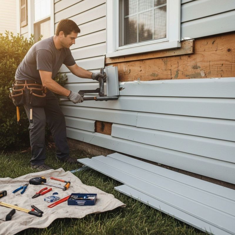 Sheet Metal Siding Repair